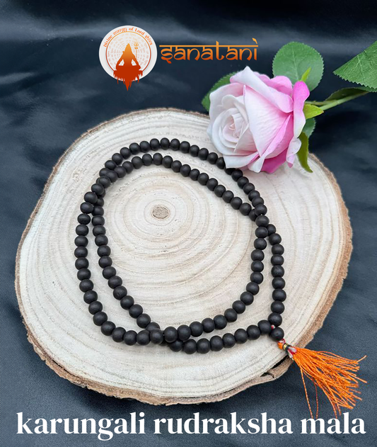 Premium Original Karungali Malai - Natural Black Ebony Wood