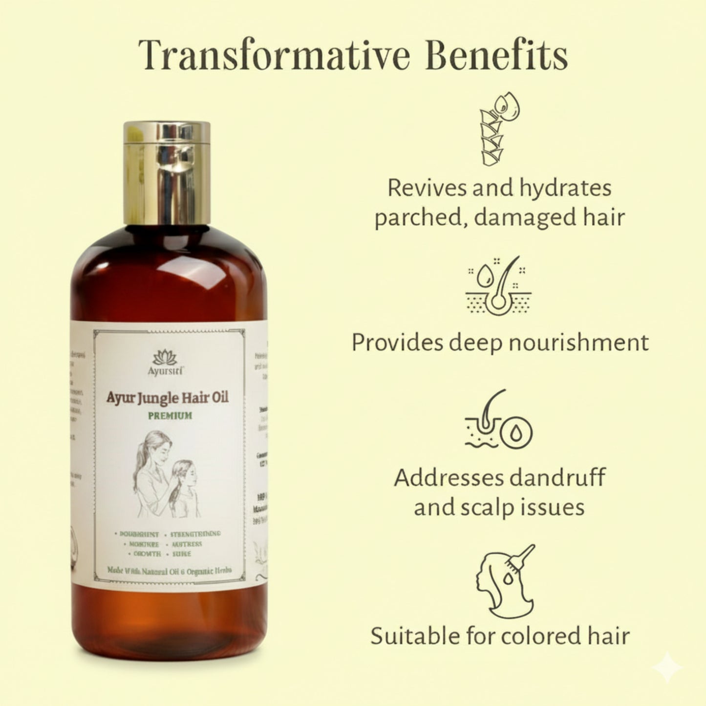 🌿 Ayur Jungle Hair Oil